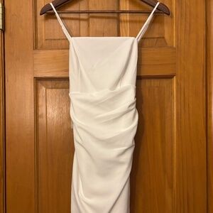 White formal dress from Dry Goods (Crystal Doll): size medium